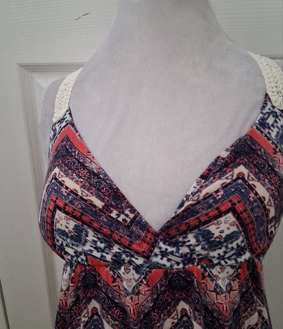 Pink Republic Crocheted Racerback Summer Dress - Picture 2 of 11